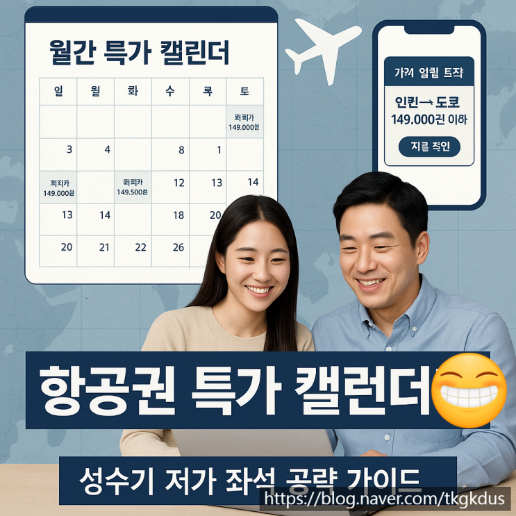  항공권 특가 캘린더 활용법｜성수기 저가 좌석 공략 가이드