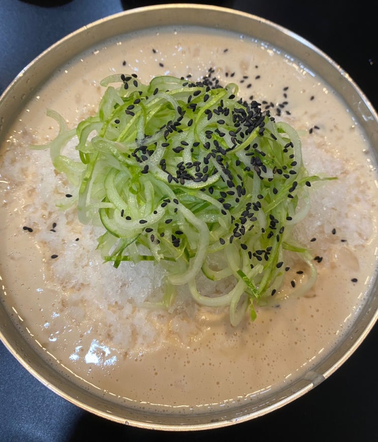  [천안 불당동 맛집] 블루리본이 인정한 닭칼국수 콩국수 맛집 '한결가치 칼국수 본점'