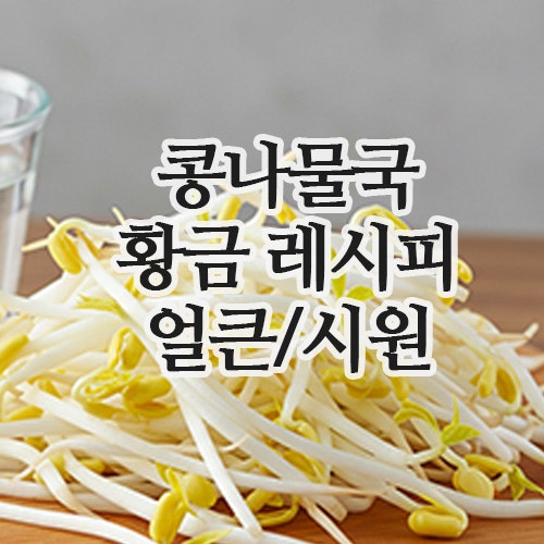  시원한 콩나물국 vs 얼큰 콩나물국, 황금 레시피로 완벽 정복