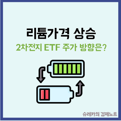  리튬가격 상승 이유와 2차전지 관련주 ETF의 전망
