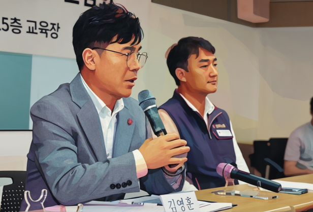 <b>김영훈</b> 노동부 <b>장관</b> 민주노총 방문, 산업재해·노정교섭 논의