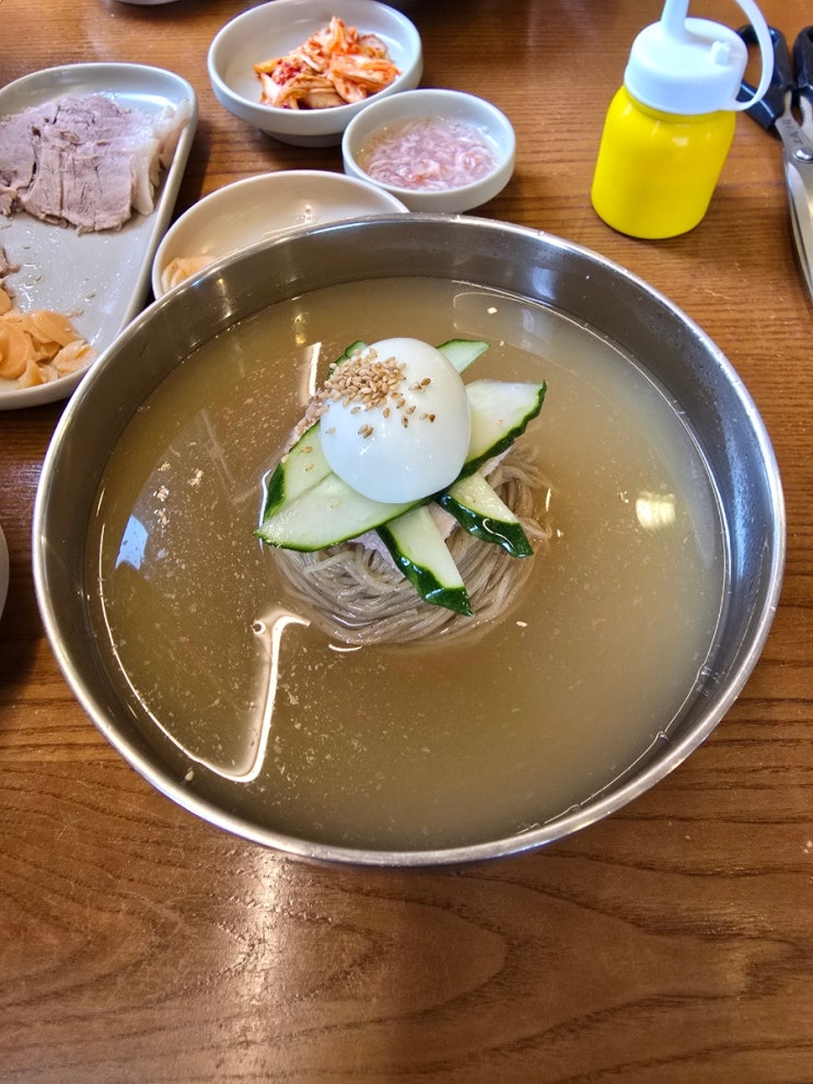  제주 조천 백령도식 냉면 맛집 옥란면옥