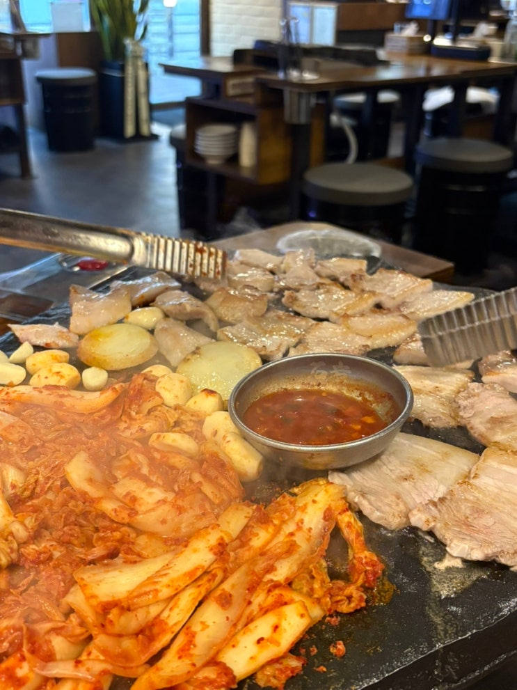  일산 웨스턴돔 삼겹살 맛집 추천 석암생소금구이 내돈내산