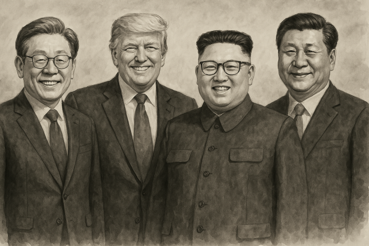 이재명과 <b>트럼프</b>, 김정은과 <b>시진핑</b>이 함께하는 동북아의 미래는?