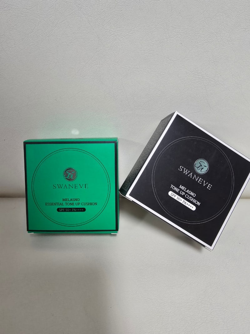 스와니브 멜라즈노 커버쿠션 & 에센셜 커버쿠션, 하루종일 무너지지 않는 촉촉 탄탄 피부 비....