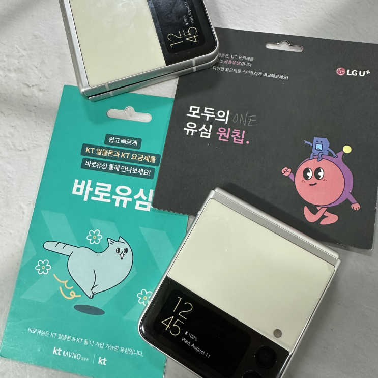  케이티, 엘지 선불유심 온라인 셀프개통 절차