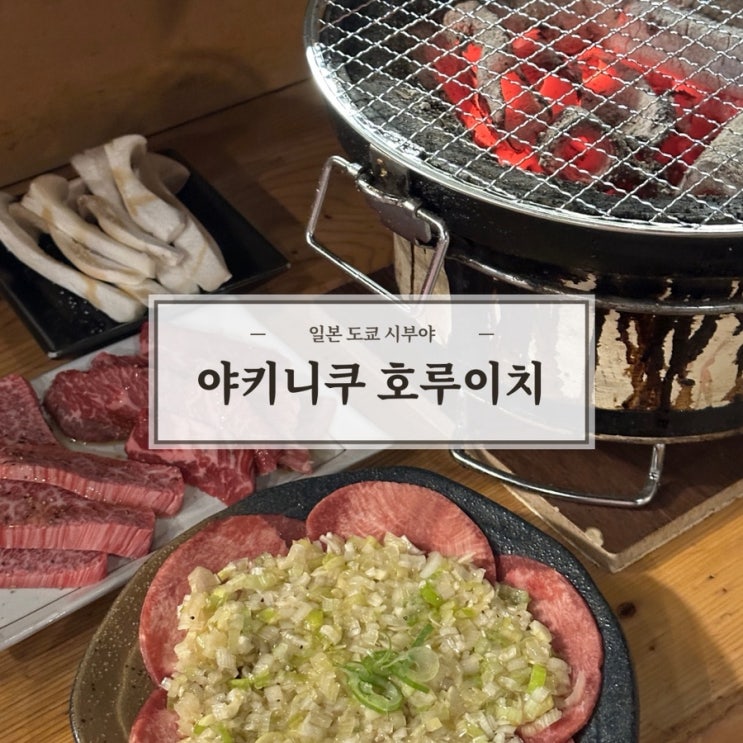 [일본 도쿄맛집] 시부야 호루이치에서 즐긴 진짜 야끼니꾸의 진수