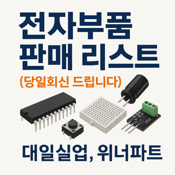  반도체 재고 확인 (당일 안내 해드립니다) [재고리스트안내]
