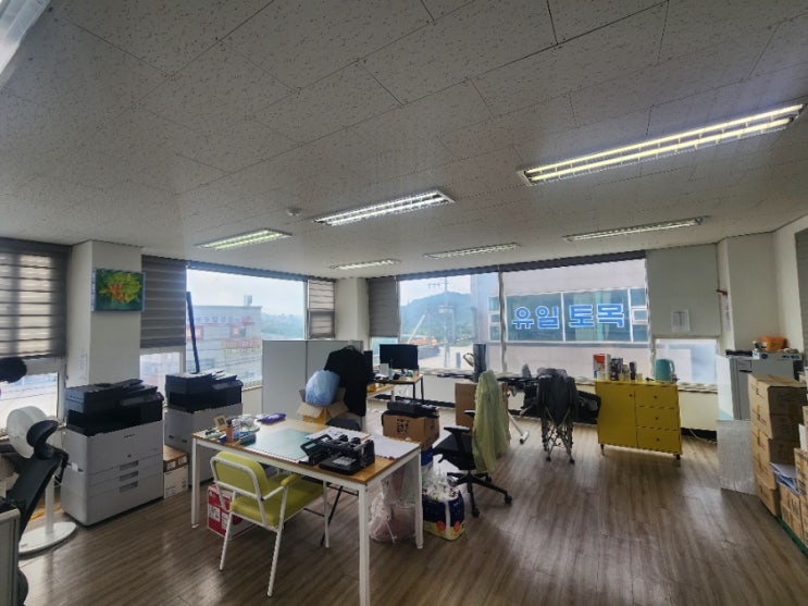  화성 향남 사무실썬팅 뜨거운 열차단 햇빛차단 필름 시공