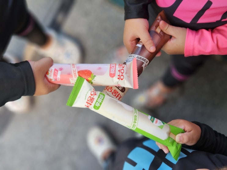  서울우유 아이스크림바 3종 맛있어