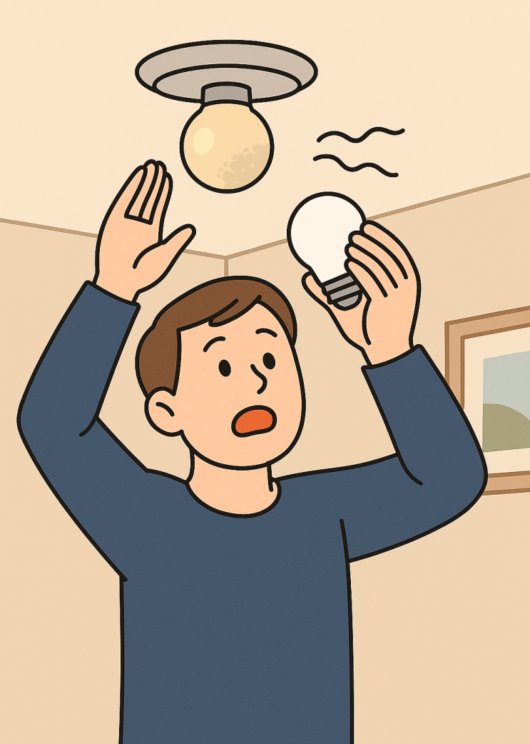  양촌읍 누산리 LED전등교체, 밝기 약해졌다면 LED 전환 고려하세요! <24시간 출장전기수리>