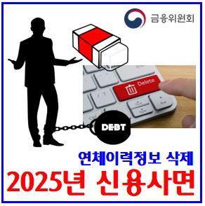  2025년 신용사면 (ft. 연체기록 삭제) : 대상자조회, 신청방법, 회복지원조치, 대출, 이력정보, 공유제한, 5천만원이하, 평가미반영, 카드거래재개, 점수, 신용평가회사CB