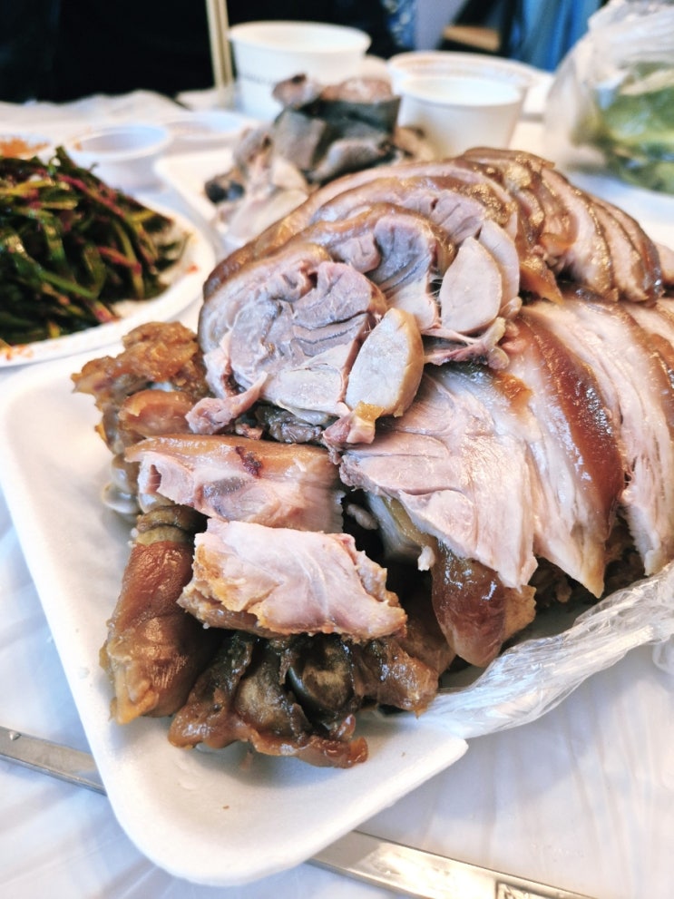  여수여행 갈만한곳 진남시장 장보기 현정이네 김밥 토스트 맛샘반찬 김치 진희식당 족발 내돈내산