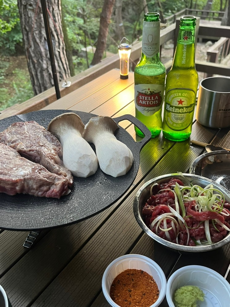  경상북도 칠곡,  2박3일 한적한 우중캠핑 '칠곡자연휴양림'