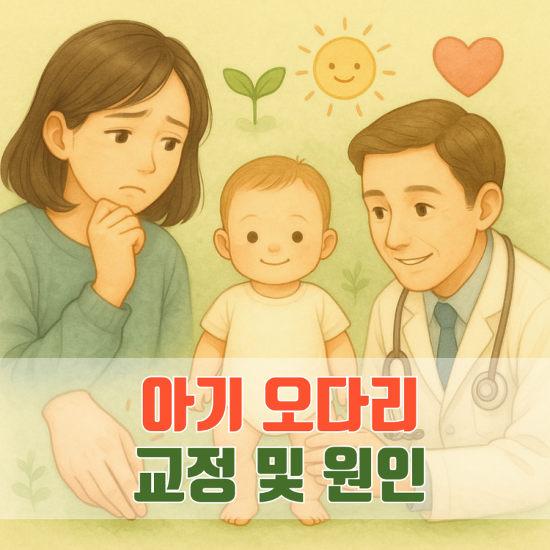 아기 오다리 교정 원인 - 걱정은 이제 그만!