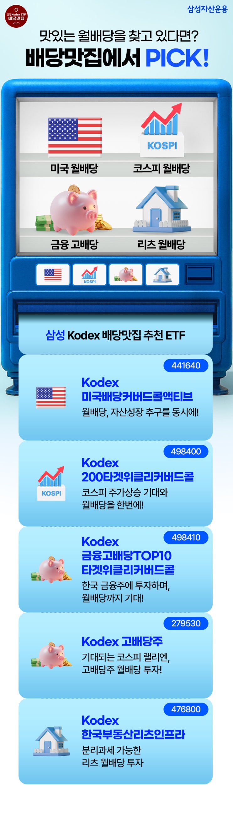 삼성 Kodex 배당맛집 8월 이벤트