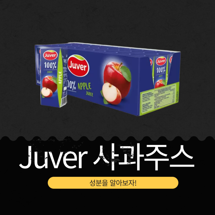  코스트코 스페인산 [후버 사과주스] 첨가물 없는 음료 영양 성분 분석