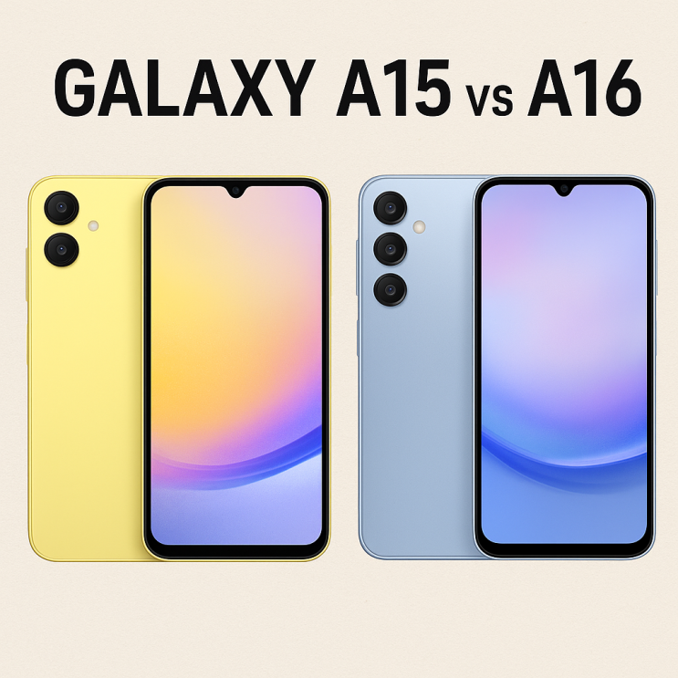  갤럭시 A15 vs A16 비교: 어떤 모델이 더 가성비 있을까?