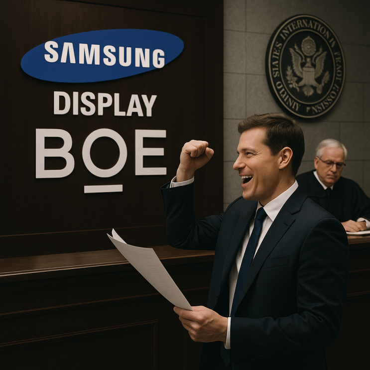  삼성 vs BOE, 15년짜리 KO펀치에 애플까지 휘청?