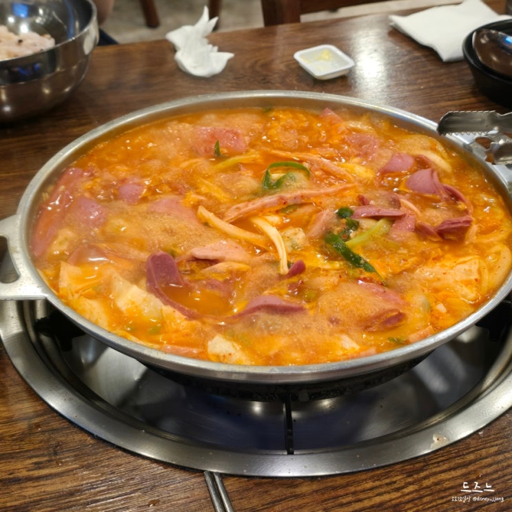  강남역 장금수 부대찌개 역삼점 내돈내산 솔직 후기 (1번출구,삼원타워)