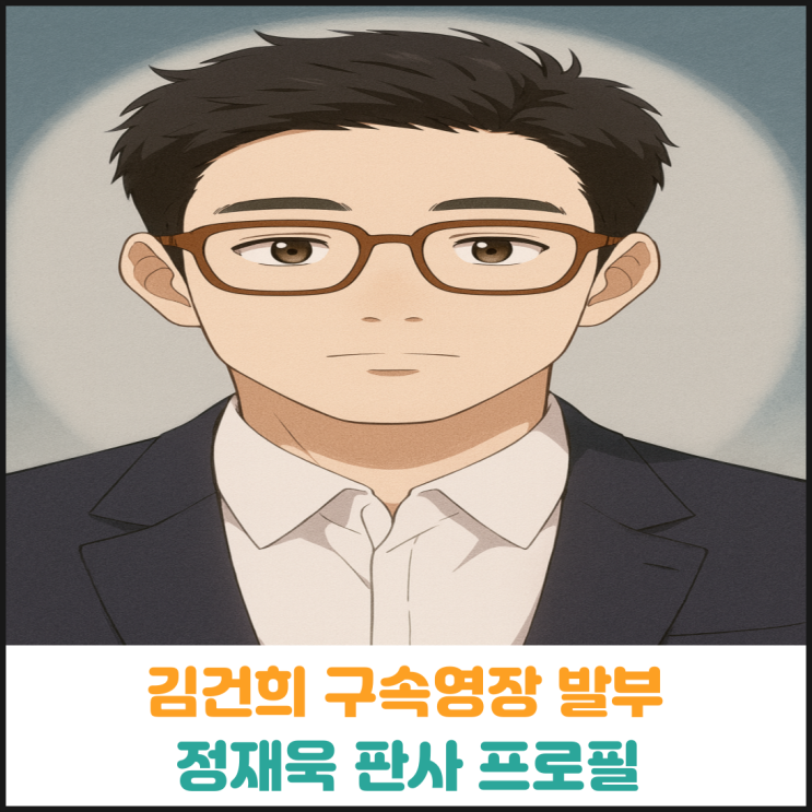  김건희 구속영장 발부, 정재욱 판사 프로필