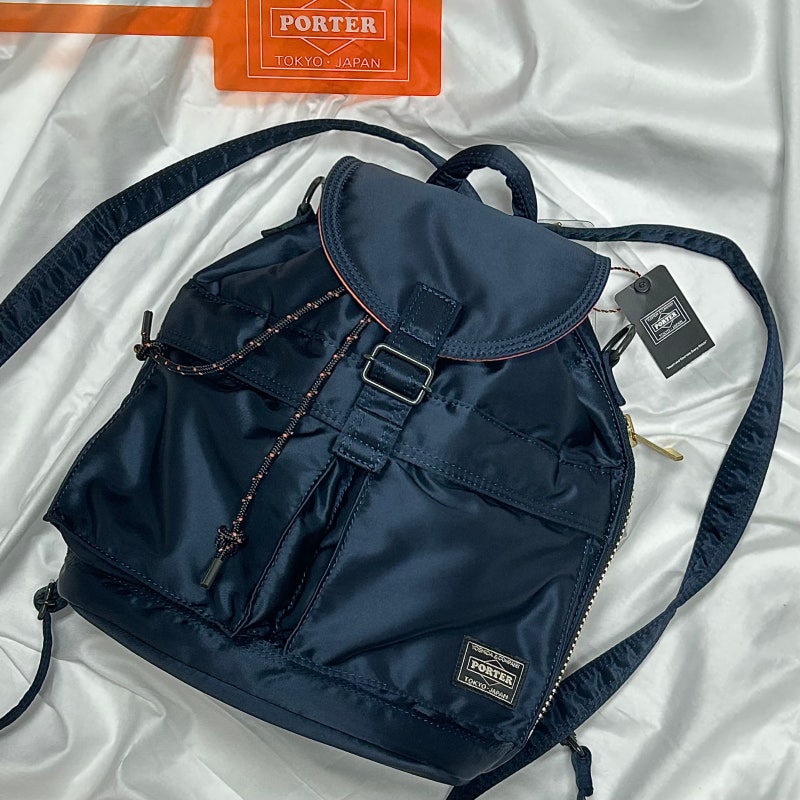요시다 포터 올 뉴 탱커 백팩 색팩 아이언 블루 휘뚜루마뚜루 데일리 가방 추천 TANKER SACKPACK