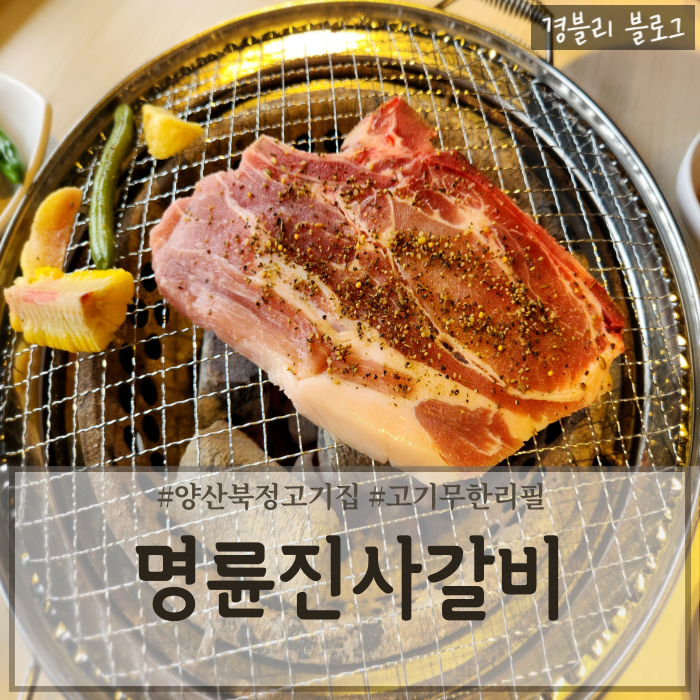  양산무한리필 북정동 맛집 북정동 돼지갈비 '명륜진사갈비 양산북정점'