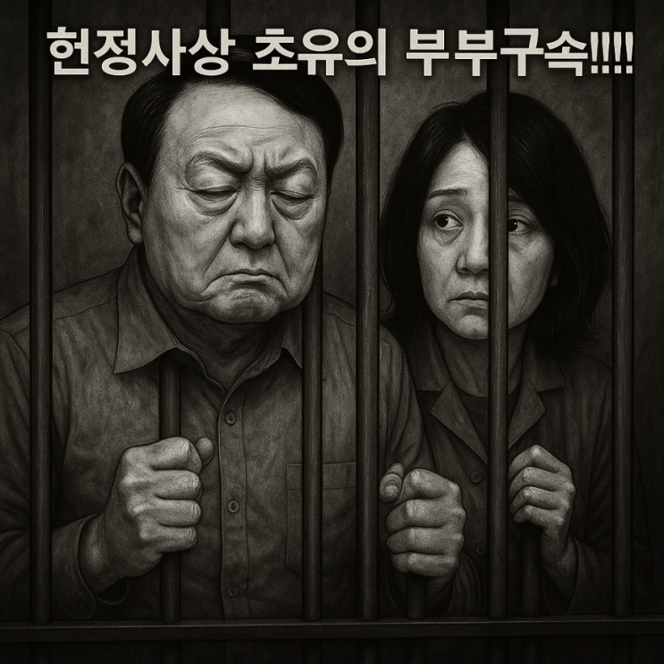 사상 첫 전직 <b>대통령 부부</b> 동시 구속, 민주주의의 무게