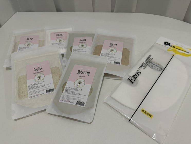  피부관리 천연팩 숲으로허브 자연애푸드