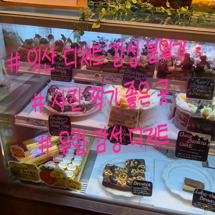  익산 예쁜 디저트 감성 맛집 뭉송 베이커리 카페