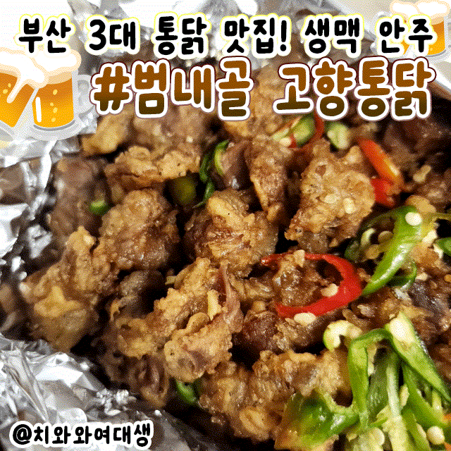  부산 3대 치킨 고향통닭 범내골 맛집