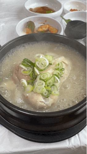  광양 중마동 걸쭉한 국물 삼계탕 맛집 - 대복삼계탕