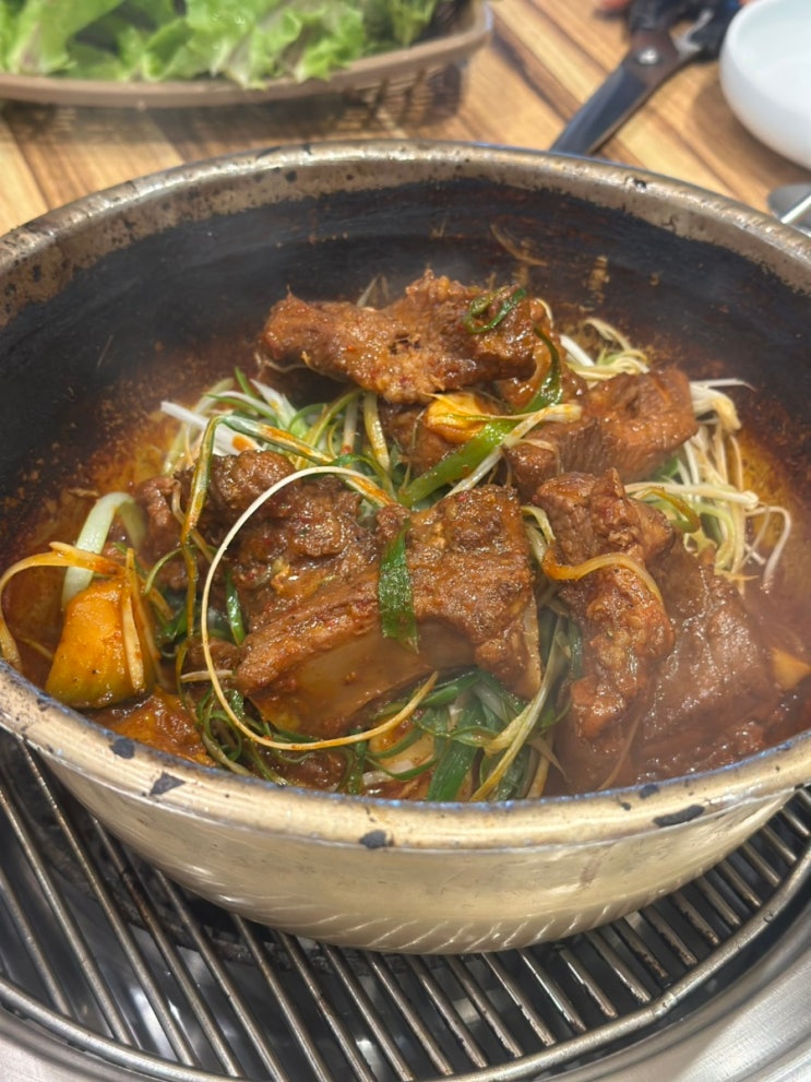  속초 교동 매운갈비찜 갈비살 현지인 맛집 석청