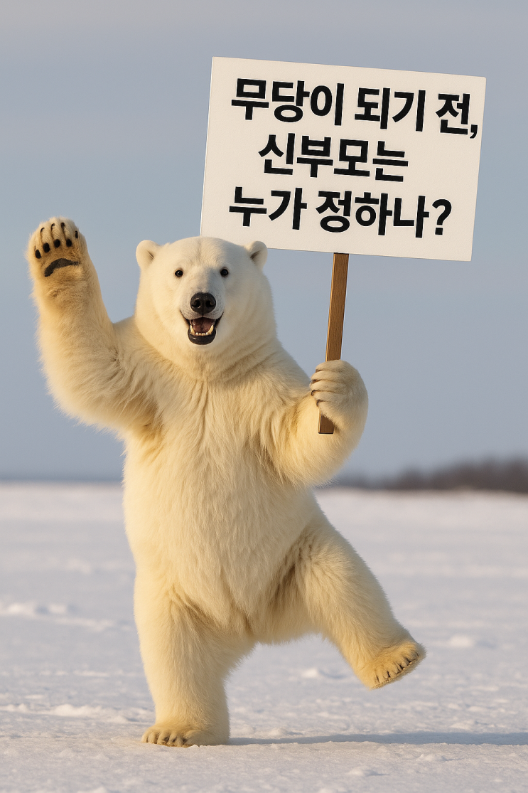  무당이 되기 전, 신부모는 누가 정하나?