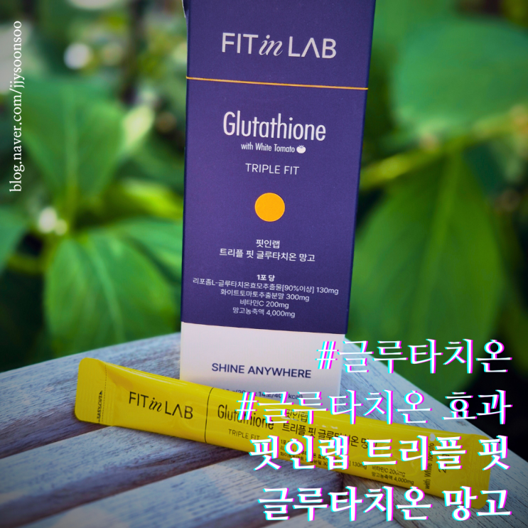  핏인랩 리포좀 글루타치온 후기 맛 효능 커피대신 추천