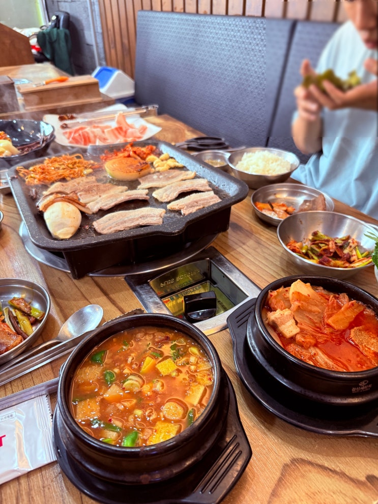  구미밥집 옥계맛집 가성비 점심 추천 명동찌개마을