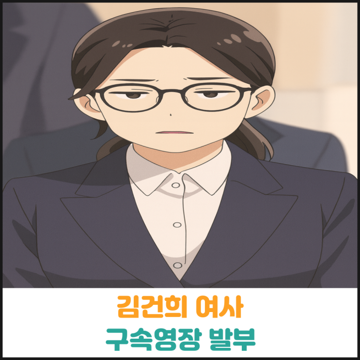  김건희 여사 구속영장 발부
