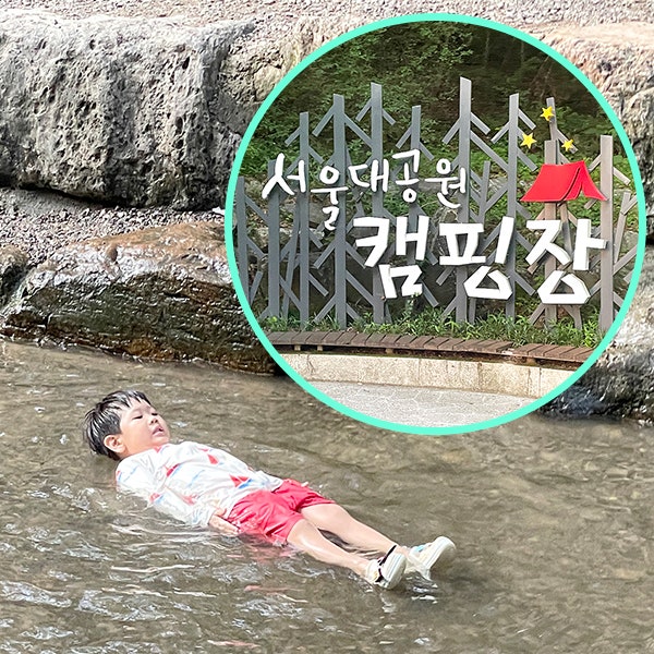 서울대공원 캠핑장 예약 주차 카트 아이와 계곡 피크닉 방문 후기