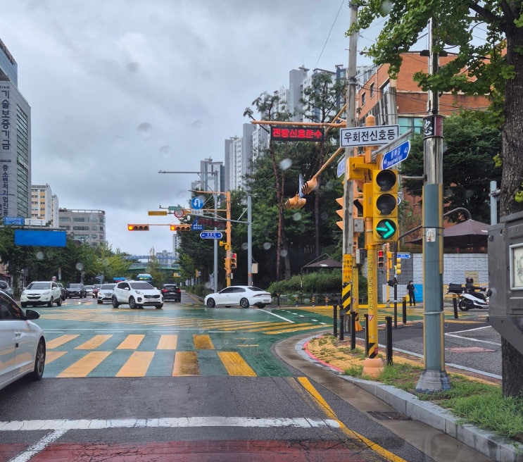  헷갈리는 우회전 일시정지 방법 규칙 [도로교통법 시행규칙]