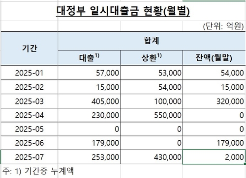  정부, 한은 마이너스통장 올해 114조원 대출..역대급 규모, 나라 재정 괜찮을까?
