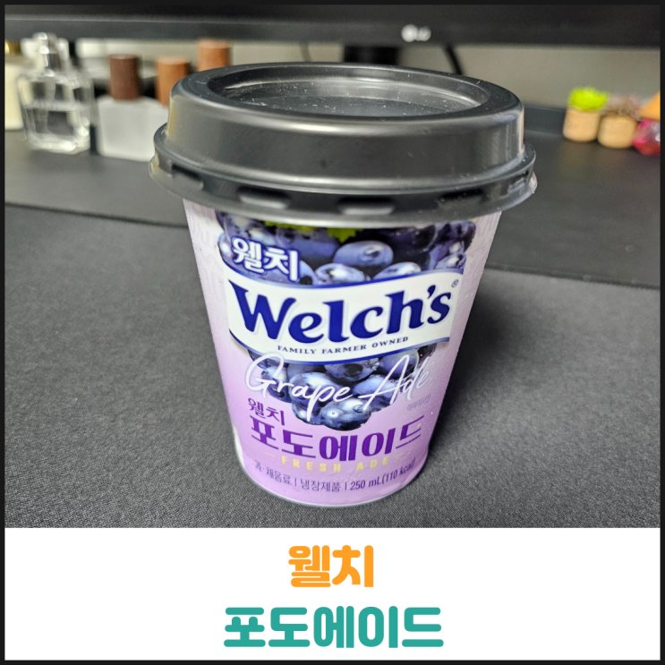  웰치 포도에이드 후기