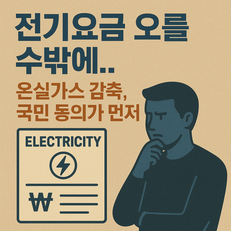  李 대통령, 전기요금 오를 수밖에.. 온실가스 감축, 국민 동의가 먼저?