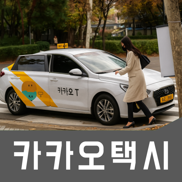 카카오택시 사용법 예약 취소 후불 결제 방법