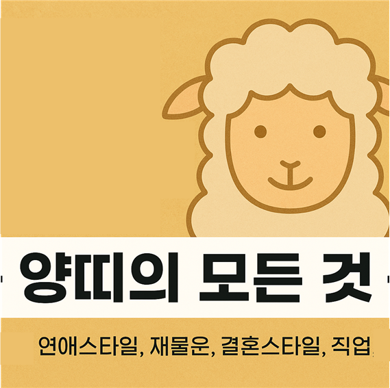  양띠의 성격과 전반적인 기질