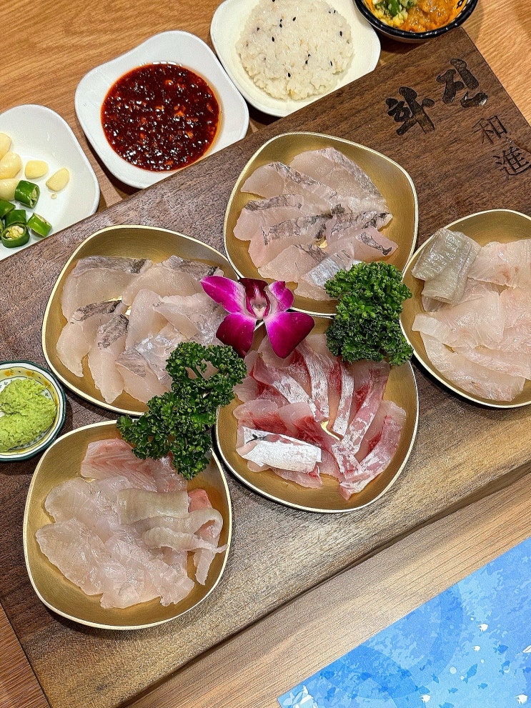  대구 진천동 맛집 회코스와 물회가 맛있는 대곡 맛집 술집 화진회초밥 화원 진천점