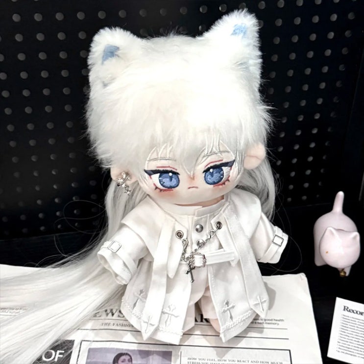  20cm 화이트 사제 세트 인형옷 아이돌인형옷