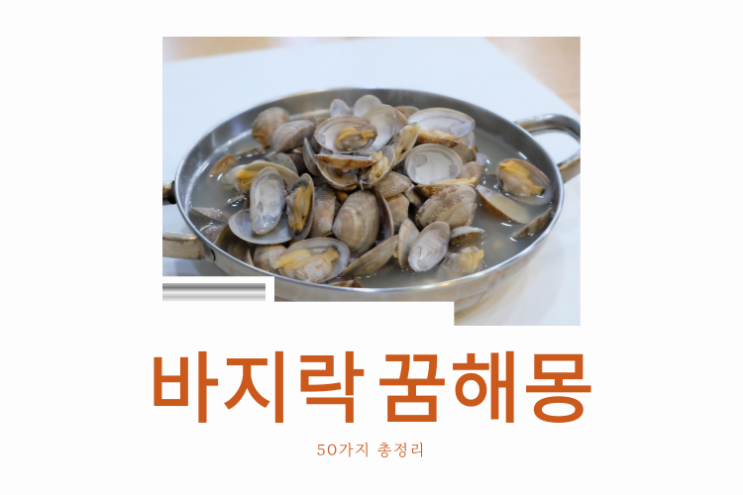  바지락 꿈해몽