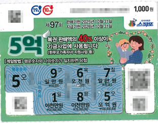   “할머니가 주신 행운” 스피또 5억 원 당첨 실화! (양산 복권 명당 어디?)