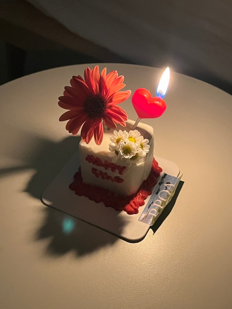  부산 광안리 레터링 케이크 전문 한입 케이크 쁘뽀아 후기 및 추천