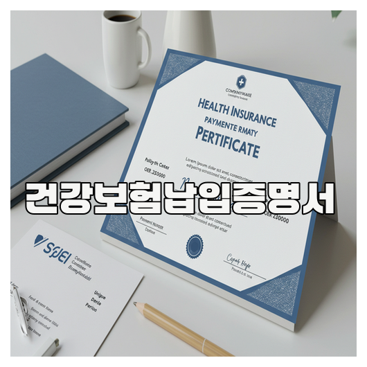 건강보험납입증명서